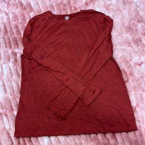 Athletic works long red sleeve! Women’s size L! NEVER WORN!
